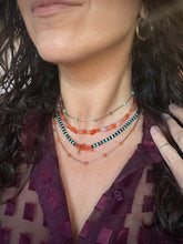 Load image into Gallery viewer, carnelian pebble necklace
