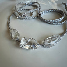 Load image into Gallery viewer, clear quartz dissent collar (grey)