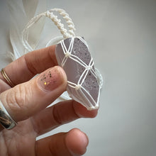 Load image into Gallery viewer, druzy agate talisman (white)