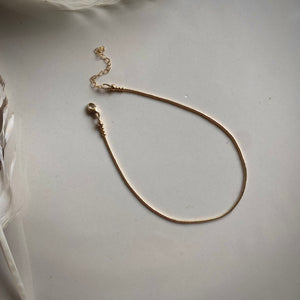liquid gold anklet