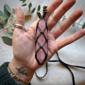 rose quartz talisman