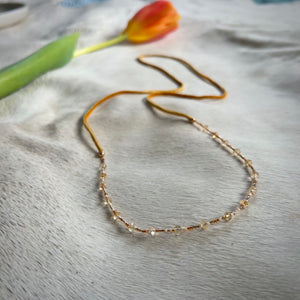 sayulita necklace (citrine/honey)
