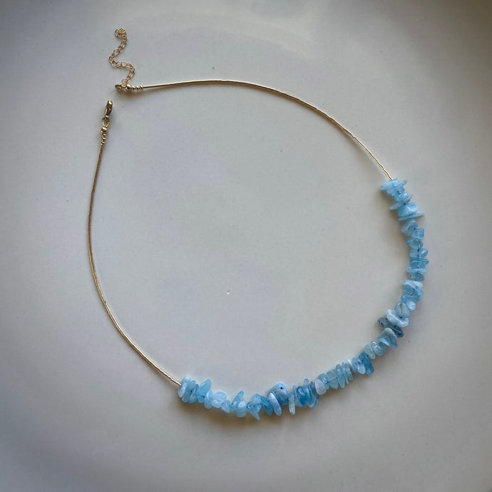 aquamarine sofia necklace