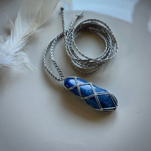 blue quartz talisman