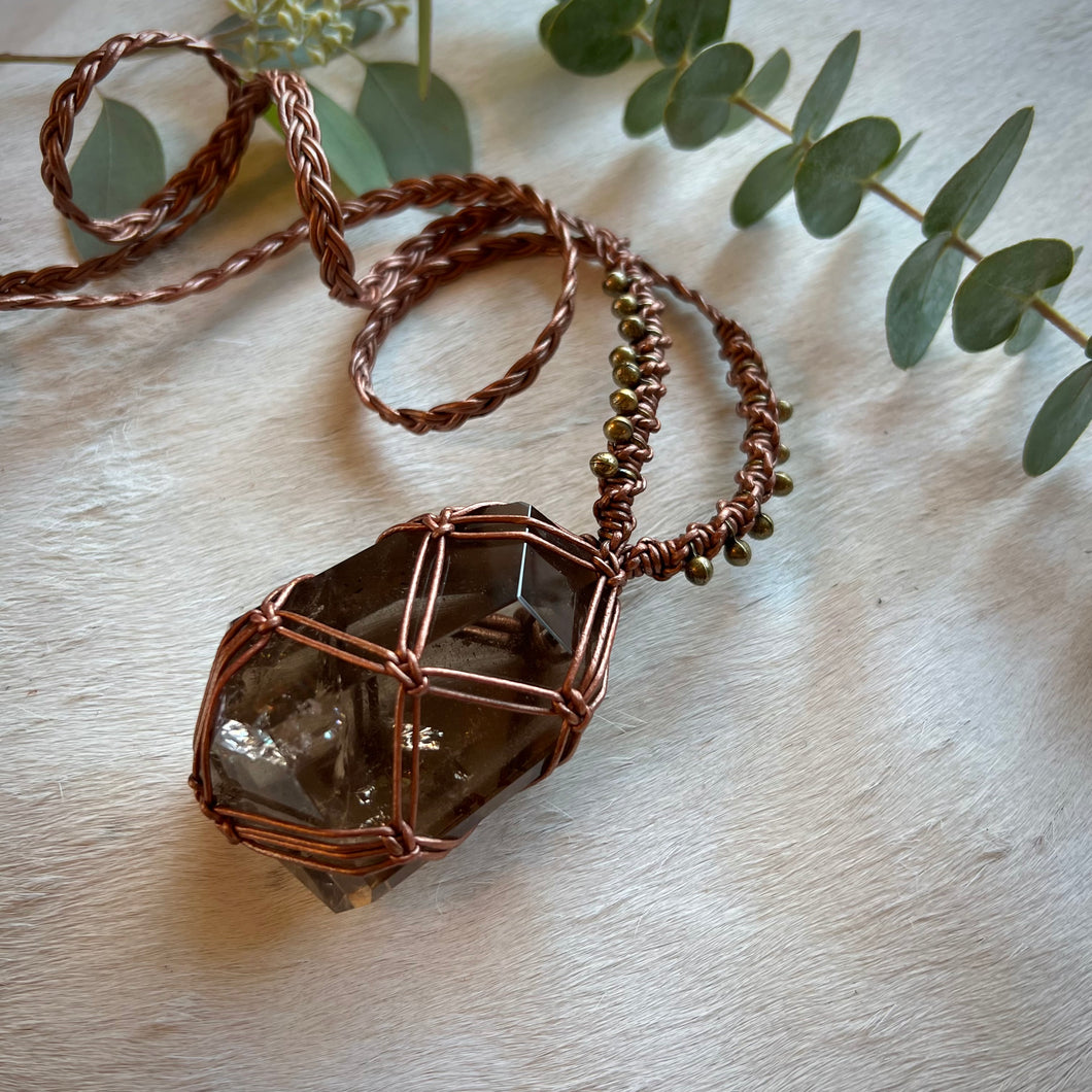 smokey quartz talisman
