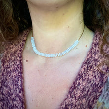 Load image into Gallery viewer, rhodes choker (moonstone)