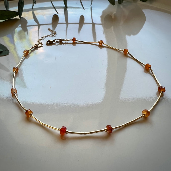 santorini choker (carnelian)