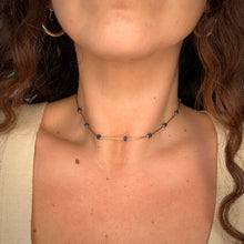 Load image into Gallery viewer, santorini choker (lapis)