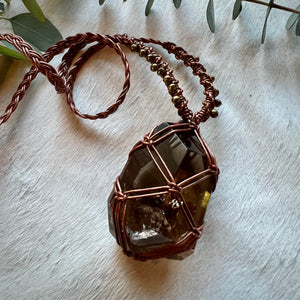 smokey quartz talisman