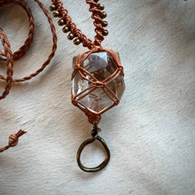 Load image into Gallery viewer, clear quartz with inclusions talisman