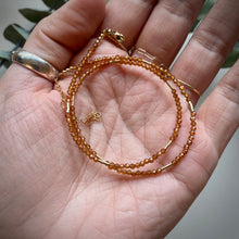 Load image into Gallery viewer, sloane choker (hessonite garnet)
