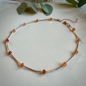 santorini choker (carnelian)