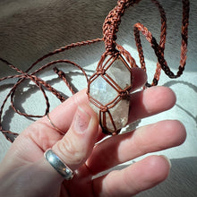 Load image into Gallery viewer, herkimer diamond talisman (brown)