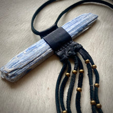 Load image into Gallery viewer, blue kyanite sunrise necklace