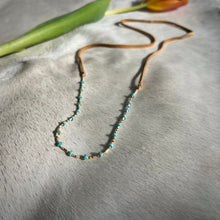 Load image into Gallery viewer, sayulita necklace (turquoise/ivory)