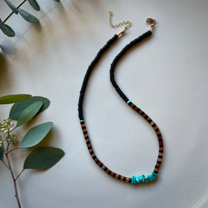 turquoise funky necklace