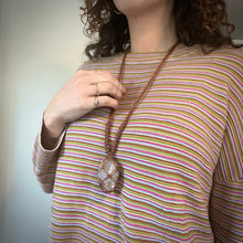 Load image into Gallery viewer, herkimer diamond talisman (bronze)