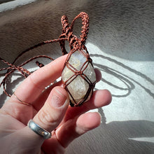 Load image into Gallery viewer, herkimer diamond talisman (brown)