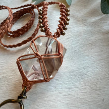 Load image into Gallery viewer, clear quartz with inclusions talisman
