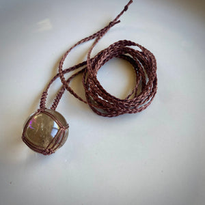 smokey quartz talisman (brown)