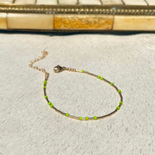 Load image into Gallery viewer, liquid gold bracelet (lime)