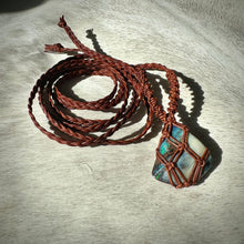 Load image into Gallery viewer, boulder opal talisman (brown)