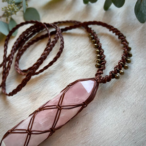 rose quartz talisman