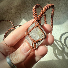 Load image into Gallery viewer, herkimer diamond talisman (brown)