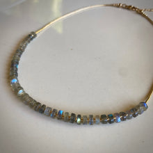 Load image into Gallery viewer, rhodes choker (labradorite)