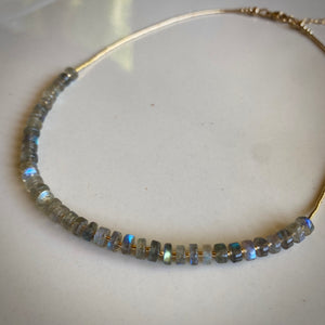 rhodes choker (labradorite)
