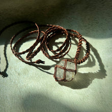 Load image into Gallery viewer, herkimer diamond talisman (brown)