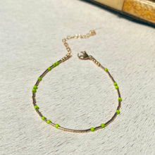 Load image into Gallery viewer, liquid gold bracelet (lime)