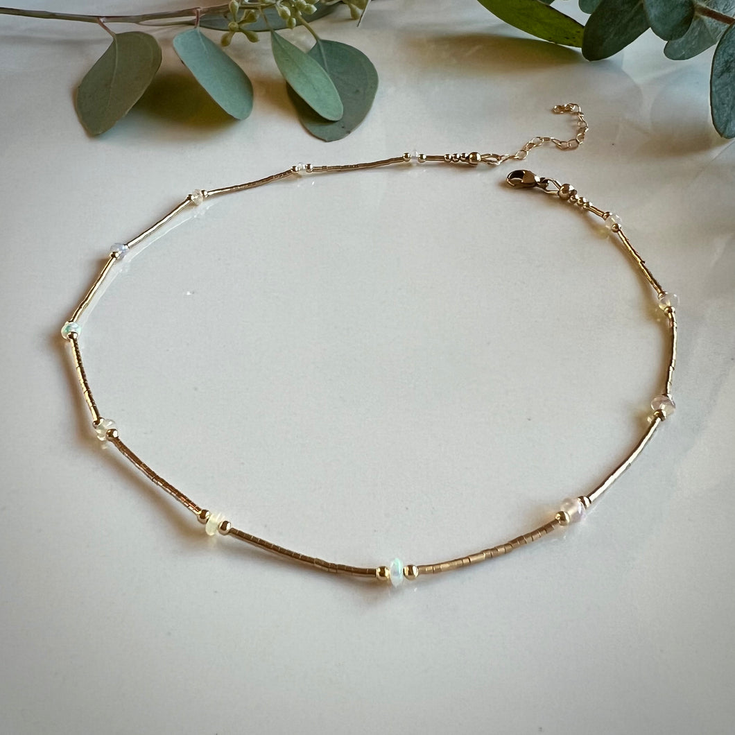 santorini choker (opal)