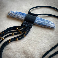 Load image into Gallery viewer, blue kyanite sunrise necklace