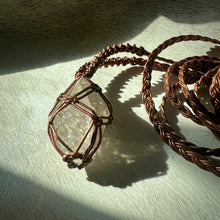 Load image into Gallery viewer, herkimer diamond talisman (bronze)