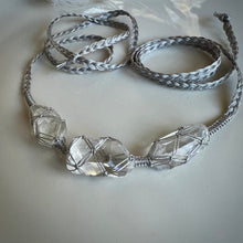 Load image into Gallery viewer, clear quartz dissent collar (grey)