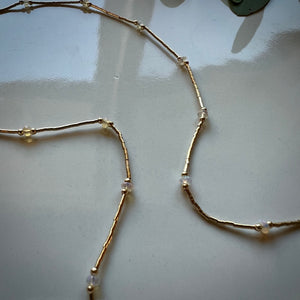 santorini necklace (opal)
