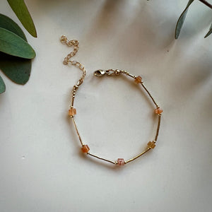 santorini bracelet (carnelian)